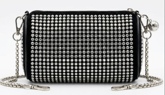 Black Studded Shoulder Bag for Girls in Pakistan | Party Handbag 2026